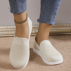 Women's Slip on Sneakers Casual Low Top Hollow Out Shoes