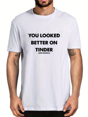 Men's Better Print T-shirt Casual Stretch Breathable Tee