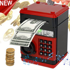 Money Box Safe Coin Money Safe ATM Coin Banks with Password Protection