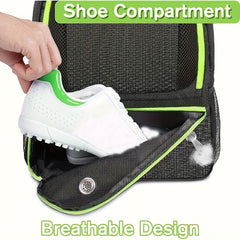 Soccer Backpack Lightweight Sports Bag With Ball Holder Water Resistant
