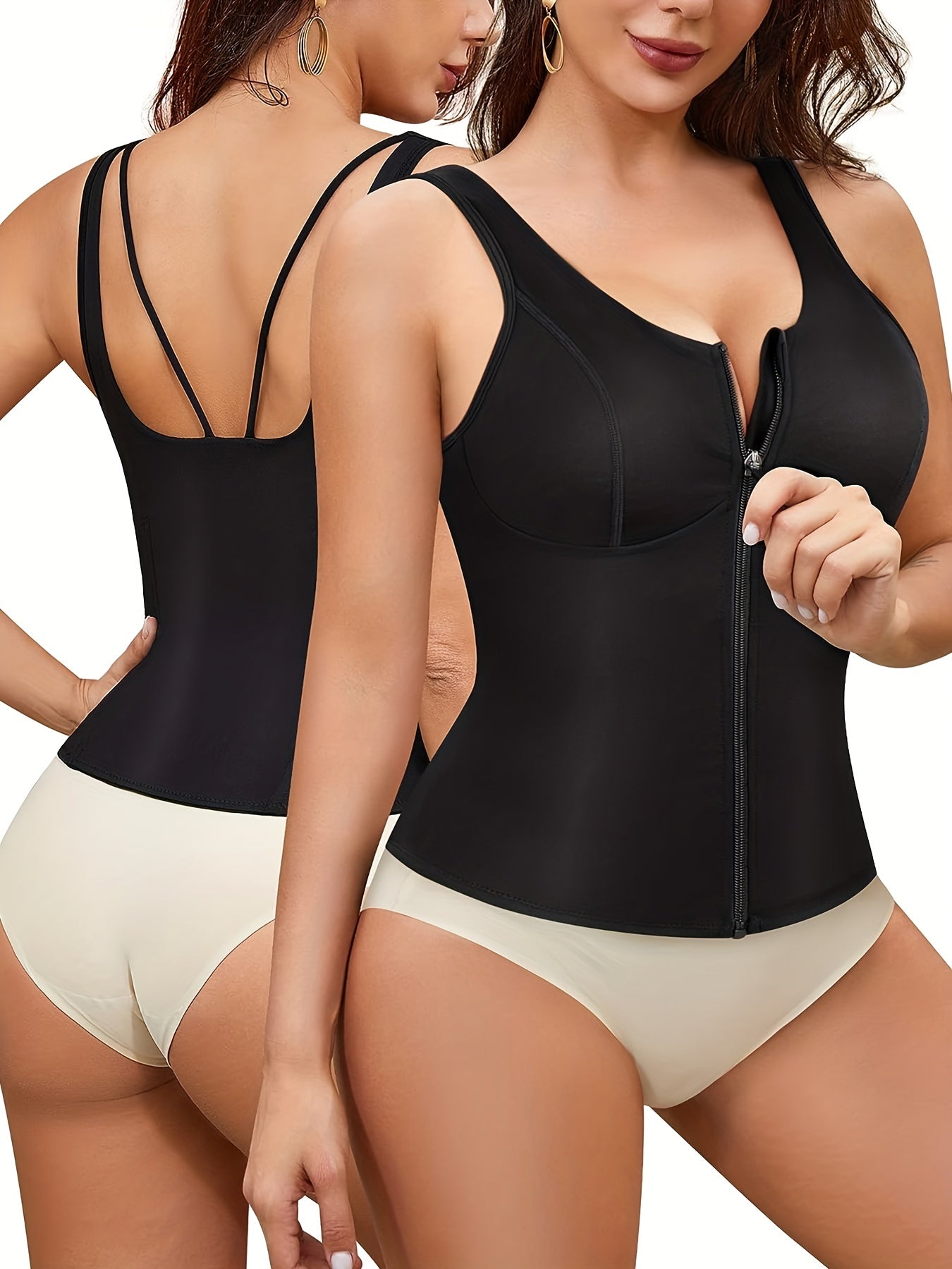Women's Compression Tank Tops Tummy Control Camisole