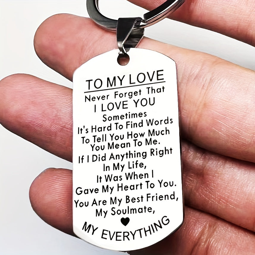 Heart-Shaped Keychain Gift for Anniversaries Valentines Birthdays