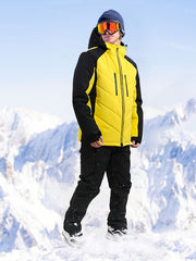 Men's Winter Sportswear Hooded Jacket & Trouser Ski Suit