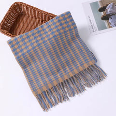 Women's Knitted Tassel Winter Cashmere Scarf