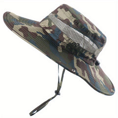 Floral Sun Hat Wide Brim Fishing Sunscreen Hat