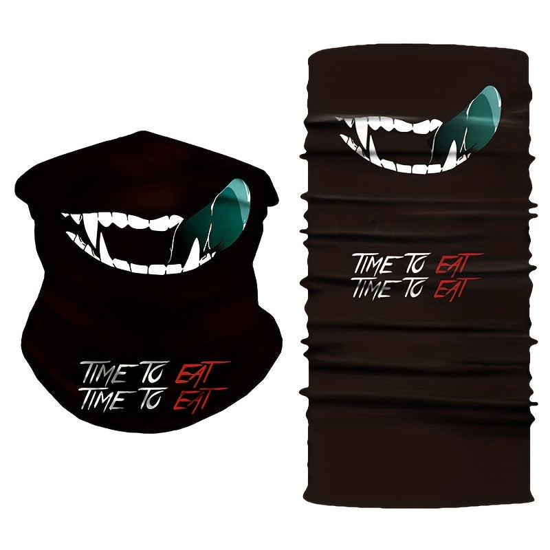Halloween Dress Up Hat Riding Mask Sweat Absorption Sunscreen Headgear