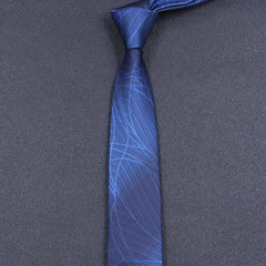 Men's Shark Tie with Stripes Paisley Pattern