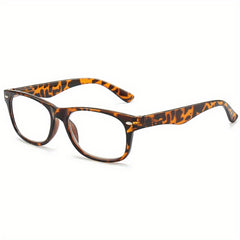 Men's Anti Light Round Frame Reading Glasses