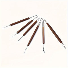 6pcs Cermaic Sculpting Tools Pottery Woodwork Sculpting Tool Kit