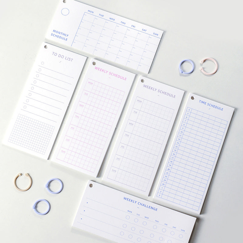 Daily Weekly Monthly To Do List Memo Pad 10 Sheets
