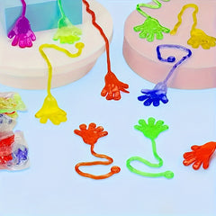 Colorful Wall Climbing Toy Elastic Hand Stick Christmas Gift for Youngsters
