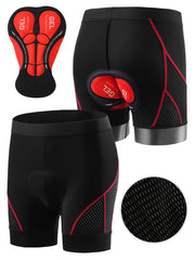 Men's Compression Cycling Shorts with 3D Gel Padded Short Pants