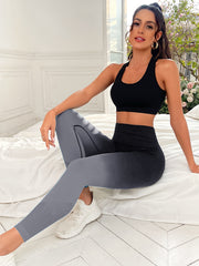 Sexy Ombre Yoga Leggings High Elastic Hip Lifting Workout Pants