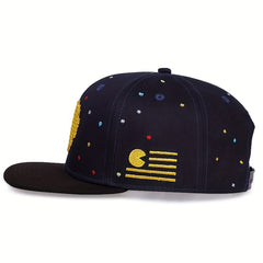 Cartoon Beans Embroidery Baseball Cap Snapback Hat Hip Hop Sunscreen Outdoor Spo