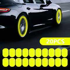 Mini Luminous Tire Valve Covers Night Wheel Decorative Auto Accessories