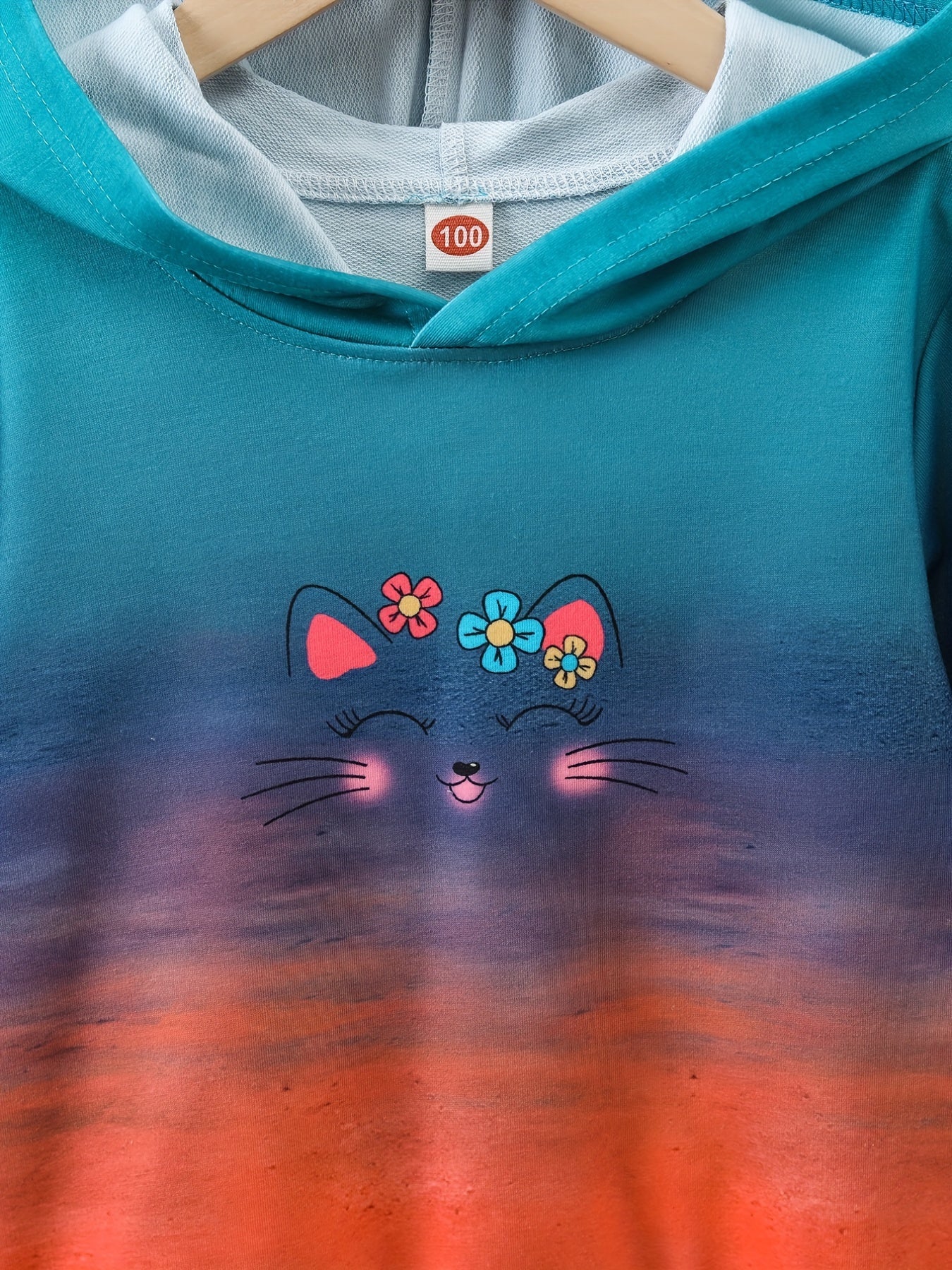 Tie dye Unicorn Girls' Hoodie Sweatshirt