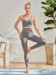 Seamless Sports Fitness Yoga Leggings High Waist Tight Pants Women's Activewear