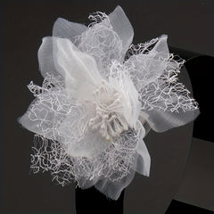 Fabric Flower Hair Clip Bridal Styling Hair Accessories Wedding Headdress Barret
