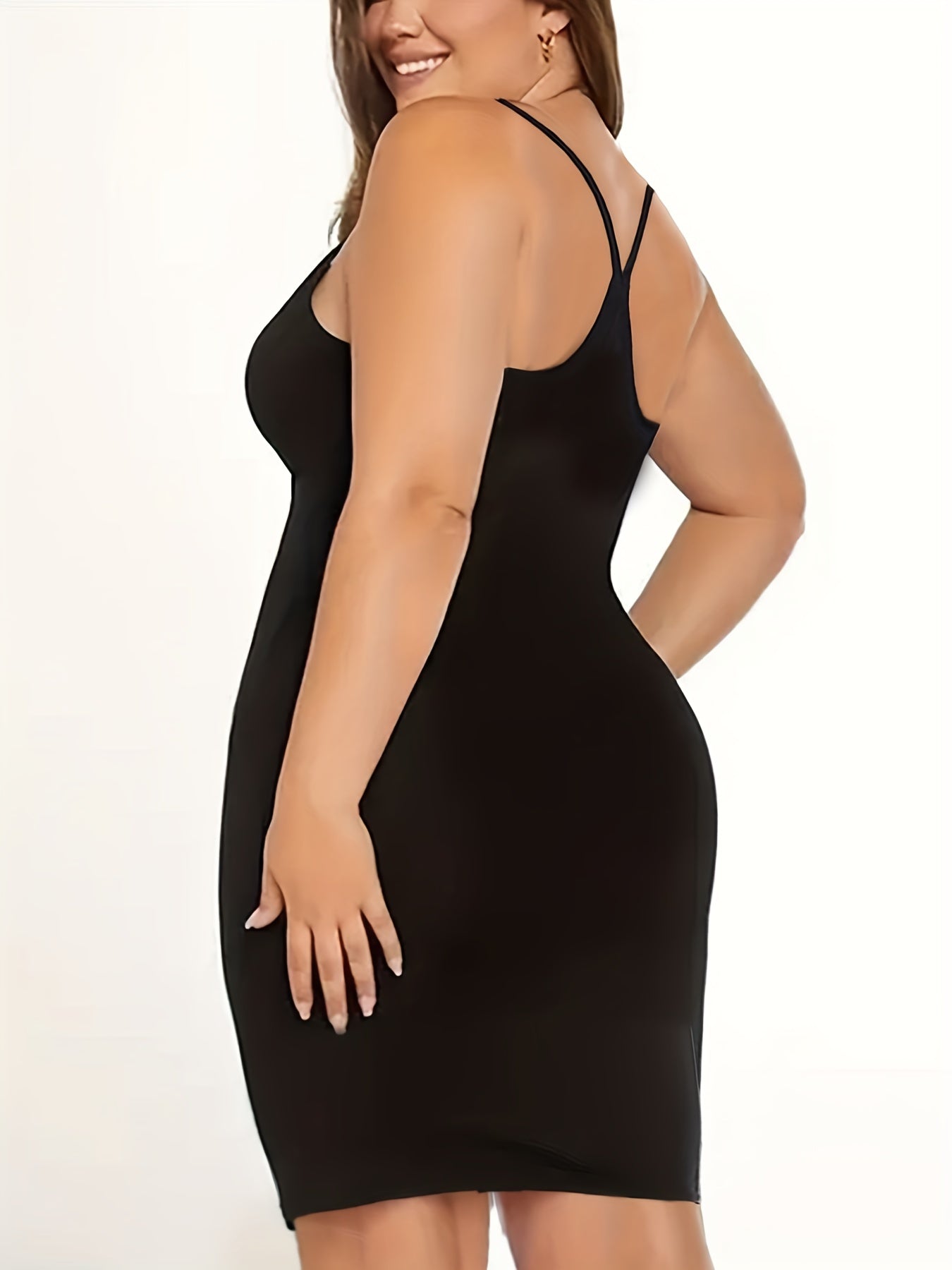 V Neck Summer Mini Cami Dress