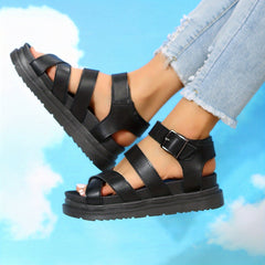 Women's Cross Strap Platform Sandals