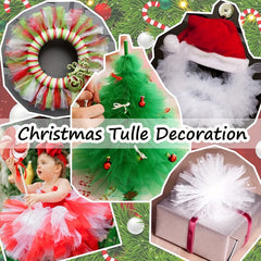Tulle Fabric DIY Tutu Bow Dress Skirts Party Decoration 100 Yards