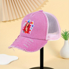 Distressed Denim Baseball Cap for Men Women