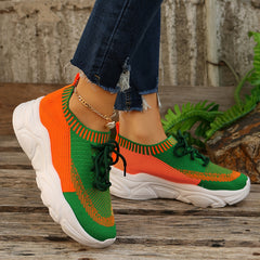 Breathable Running Shoes Thick Sole Sneakers Outdoor Sports Shoes