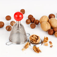 Stainless Steel Nutcracker for Nuts - Quick and Easy Nut Cracking Tool