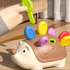 Cute Hedgehog Fine Motor Training Toy for Toddlers 1-3 Years