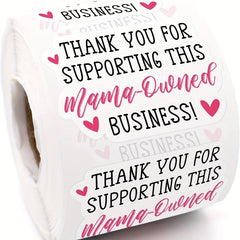500pcs Thank You Stickers for Small Businesses Packaging