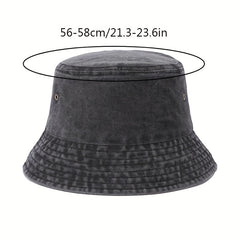 Solid Washed Bucket Hat