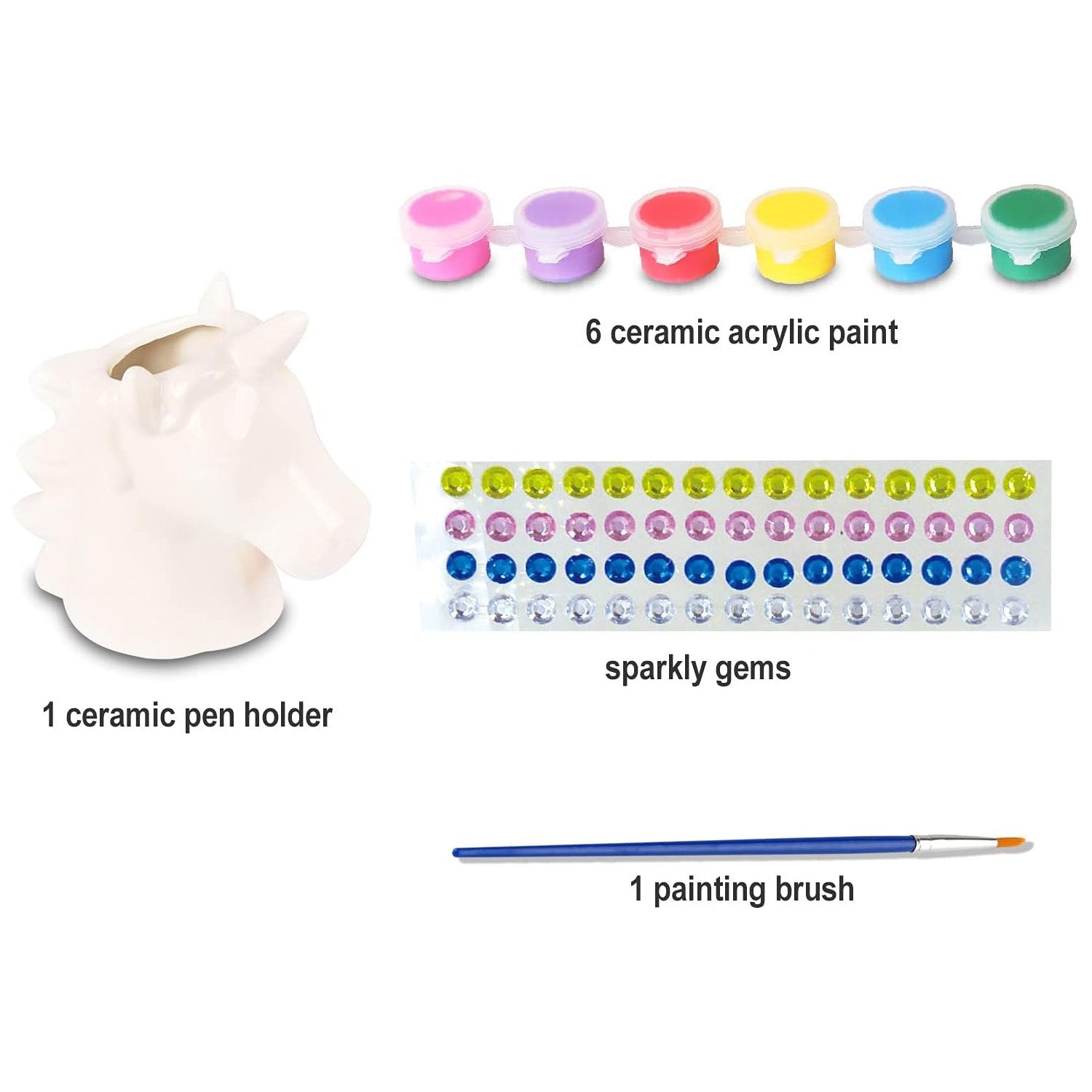 DIY Unicorn Painting Pen Holder - Perfect for Art Supplies