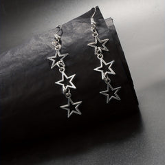 Minimalist Star Tassel Earrings Holiday Birthday Gift For Girls
