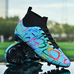 Boy's High Top Non Slip Football Cleat With Spikes