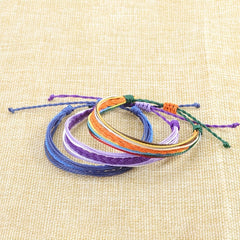 Bohemian Braided Hand Rope for Women Waterproof Bracelet