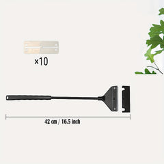 Algae Scraper For Glass Aquarium - 10 Replaceable Blades
