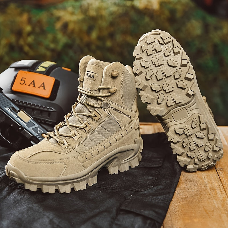 Men's Suede Hiking Boots Outdoor Wear-resistant Anti-skid Comfortable Shoes