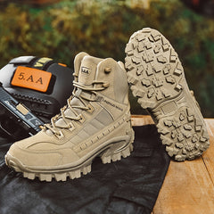 Men's Suede Hiking Boots Outdoor Wear-resistant Anti-skid Comfortable Shoes