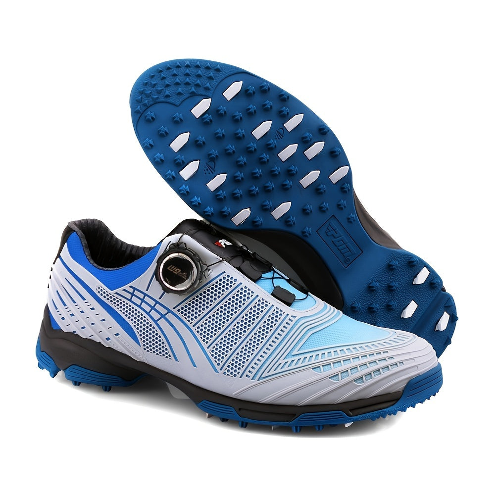 PGM Men's Golf Shoes With Rotary Buckle Lightweight Nylon Sports Sneakers