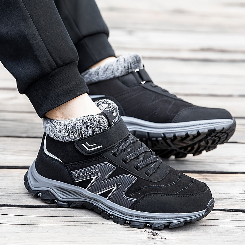 Men's Warm Fleece Anti skid Snow Boots
