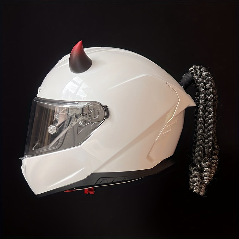 Motorcycle Helmet Suction Cup Paste Dreadlocks Decoration