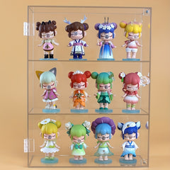 Acrylic Display Cabinet with Handle for Models and Cosmetics