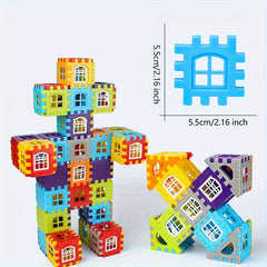 50-100pcs Large Building Blocks Set Creative Construction Educational Toy