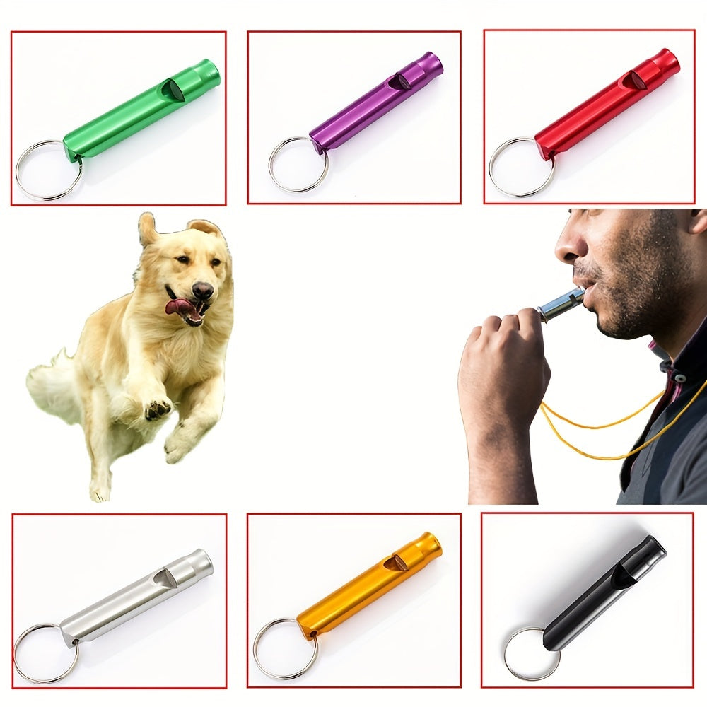 Aluminum Emergency Whistle Keychain Survival Tool