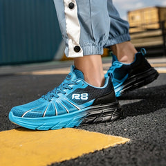 Men's Breathable Lightweight Lace Up Sneakers