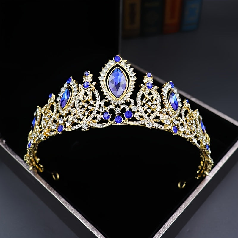 Baroque Rhinestone Bridal Crown Headband