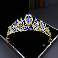 Baroque Rhinestone Bridal Crown Headband