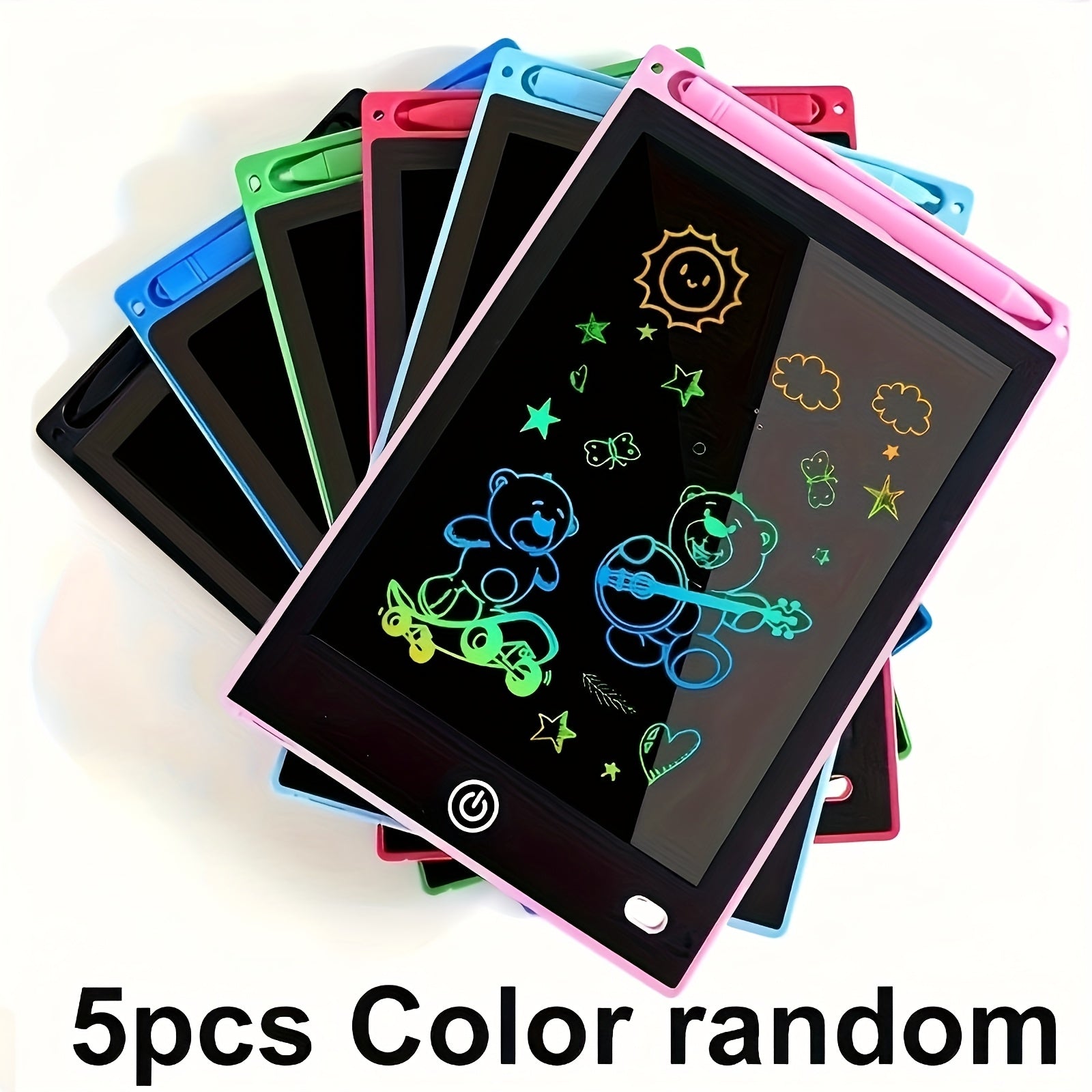 10pcs Colorful LCD Writing Boards for School Home Easter Birthday