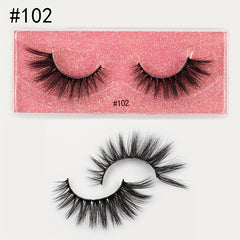 Natural Effect Faux Mink Hair False Eyelashes