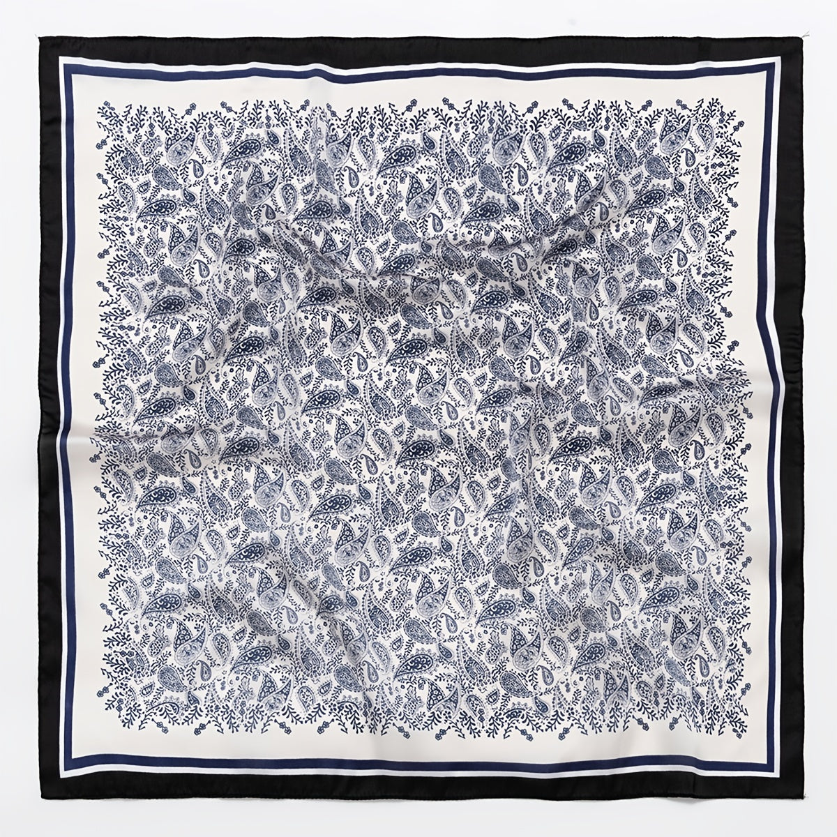 Paisley Print Bandana Square Scarf Floral Neck Wrap Head Scarf Hair Accessories